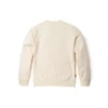 Logo-Sweatshirt mit Rundhalsausschnitt „Weiss“