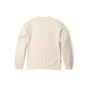 Logo-Sweatshirt mit Rundhalsausschnitt „Weiss“