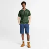 Millers River gestreiftes Poloshirt mit Kurzarm für Herren