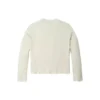 Mini Logo Langarm-Crop-T-Shirt «White»