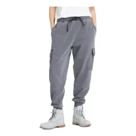 Mixed-Media-Jogginghose, stückgefärbt „Grey“