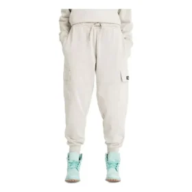 Mixed-Media-Jogginghose, stückgefärbt «Weiss»
