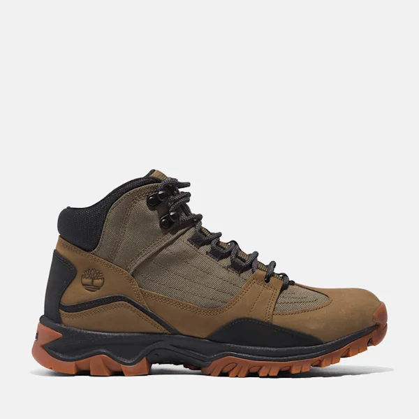 Mt. Maddsen Mid Schnür-Wanderstiefel für Herren – Olivfarbenes Nubukleder Mt. Maddsen Mid Schnür-Wanderstiefel für Herren – Olivfarbenes Nubukleder