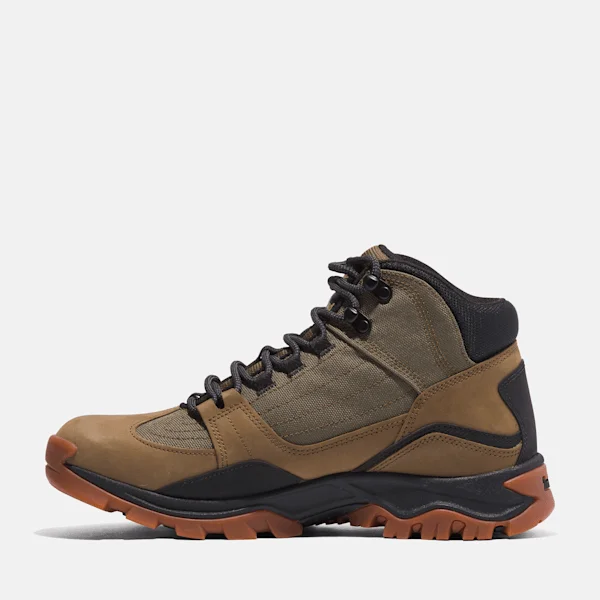 Mt. Maddsen Mid Schnür-Wanderstiefel für Herren – Olivfarbenes Nubukleder Mt. Maddsen Mid Schnür-Wanderstiefel für Herren – Olivfarbenes Nubukleder
