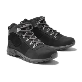 Mt. Maddsen wasserdichter Mid-Wanderstiefel „Schwarz Full-Grain“