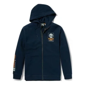 Nature Needs Heroes Jacke mit durchgehendem Reissverschluss „Navy“