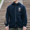 Nature Needs Heroes Jacke mit durchgehendem Reissverschluss „Navy“