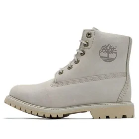 Paninara Collarless 6-Inch Waterproof Stiefel «Light Grey Nubuck»