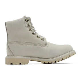 Paninara Collarless 6-Inch Waterproof Stiefel «Light Grey Nubuck»