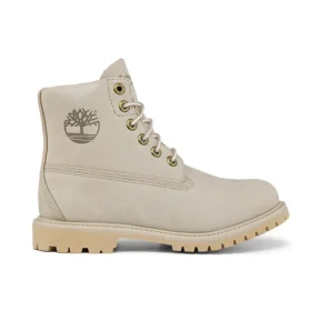 Paninara kragenlose 6-Inch-Stiefel mit breiter Passform, wasserdicht, «Hellgraues Nubuk»