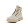 Paninara kragenlose 6-Inch-Stiefel mit breiter Passform, wasserdicht, «Hellgraues Nubuk»