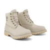 Paninara kragenlose 6-Inch-Stiefel mit breiter Passform, wasserdicht, «Hellgraues Nubuk»