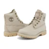Paninara kragenlose 6-Inch-Stiefel mit breiter Passform, wasserdicht, «Hellgraues Nubuk»