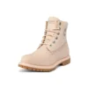 Paninara kragenlose 6-Inch-Wasserdichte Stiefel „Hellrosa Nubuk“