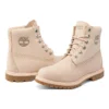 Paninara kragenlose 6-Inch-Wasserdichte Stiefel „Hellrosa Nubuk“