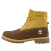Premium 6-Inch Waterproof Boot «Braunes Nubukleder mit Weizen»