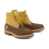 Premium 6-Inch Waterproof Boot «Braunes Nubukleder mit Weizen»