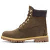 Premium 6-Inch Waterproof Boot „Dunkelbraunes Nubukleder“