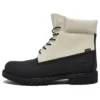 Premium 6-Inch Waterproof Boot „Schwarz-Weiss“