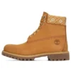 Premium 6-Inch Waterproof Boot „Weizen und Logo Print“