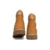 Premium 6-Inch Waterproof Boot „Weizen und Logo Print“
