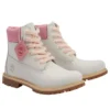 Premium 6-Inch Waterproof Stiefel „Natural Nubuck Pink“