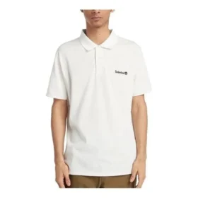 Retro-Poloshirt in Weiss mit Feuchtigkeitstransport «White»