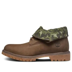 Roll-Top-Stiefel Basic «Braun Green Camouflage»