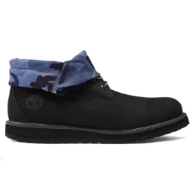 Roll Top Stiefel Basic «Schwarz Blue Camouflage»