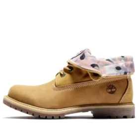 Roll-Top-Stiefel Basic «Weizen mit Dot Print»