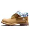 Roll Top Stiefel Basic „Weizen Pink mit Karomuster“