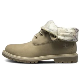 Roll Top Wide Fit Stiefel Basic «Beige White Camouflage»