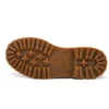 Roll Top Wide Fit Stiefel Basic „Blassrosa mit Karomuster“