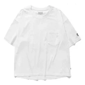 Rundhalsausschnitt Shorts Kurzarm Weiss
