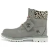 Safari Cheetah 6-Inch Boot „Grey and Cheetah Print“
