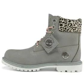 Safari Cheetah 6-Inch Boot „Grey and Cheetah Print“