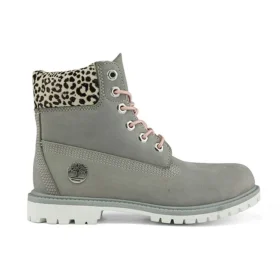 Safari Cheetah 6-Inch Boot „Grey and Cheetah Print“