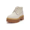 Stone Street Mid Schnürstiefel, wasserdicht, «White Nubuck»
