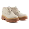 Stone Street Mid Schnürstiefel, wasserdicht, «White Nubuck»