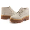 Stone Street Mid Schnürstiefel, wasserdicht, «White Nubuck»