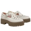 Stone Street Platform Buckle „Beige Natural Nubuck“