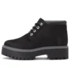 Stone Street Premium Platform Wasserdichte Chukka-Stiefel «Schwarz Nubuck»
