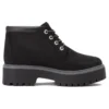 Stone Street Premium Platform Wasserdichte Chukka-Stiefel «Schwarz Nubuck»