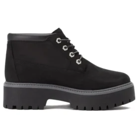 Stone Street Premium Platform Wasserdichte Chukka-Stiefel «Schwarz Nubuck»