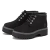 Stone Street Premium Platform Wasserdichte Chukka-Stiefel «Schwarz Nubuck»