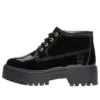 Stone Street Waterproof Platform Stiefel «Schwarz Patent Leder»