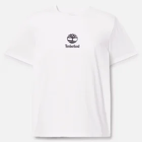 T-Shirt mit gestapeltem Logo und kurzen Ärmeln
