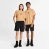 T-Shirt mit gestapeltem Logo und kurzen Ärmeln
