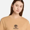 T-Shirt mit gestapeltem Logo und kurzen Ärmeln