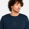 T-Shirt mit gestapeltem Logo und kurzen Ärmeln